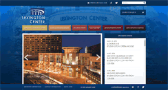 Desktop Screenshot of lexingtoncenter.com